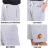 imageUltra Game Mens NCAA Official French Terry ShortsHeather Gray