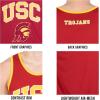 imageUltra Game Mens NCAA Official Poly Air Mesh Sleeveless Jersey Tank TopTeam Color