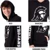imageUltra Game Mens NCAA Official Primo Two Hood Pullover HoodieBlack
