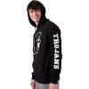 imageUltra Game Mens NCAA Official Primo Two Hood Pullover HoodieBlack