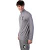 imageUltra Game Mens NCAA Official Quarter Zip Pullover SweatshirtHeather Gray