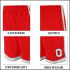 imageUltra Game Mens NCAA Official Slam Active Basketball Training ShortsTeam Color