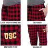 imageUltra Game Mens NCAA Official Sleepwear Super Soft Flannel Pajama Loungewear PantsTeam Color