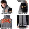 imageUltra Game Mens NCAA Official Varsity JacketBlack Marl
