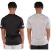 imageUltra Game Mens Standard NBA Official SuperSoft 2 Pack Active Tee ShirtBlack Heather Grey