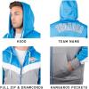imageUltra Game Mens Standard Soft Fleece Full Zip Jacket Hoodie Team Color XLarge