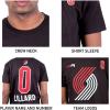 imageUltra Game NBA Players Name ampamp Number Short Sleeve TShirtTeam Color