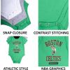 imageUltra Game NBA Unisex Baby 3pack Shortsleeve OnesiesAssorted