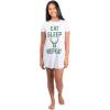 imageUltra Game NBA Womens Super Soft Sleepwear Pajama Loungewear Tee Shirt NightgownMilwaukee Bucks