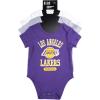 imageUltra Game NBA unisexbaby 3pack Shortsleeve OnesiesAssorted