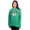 imageUltra Game NBA womens Nba Official Extra Soft Fleece Distressed Oversized Pullover SweatshirtTeam Color