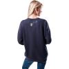 imageUltra Game NBA womens Nba Official Extra Soft Fleece Distressed Oversized Pullover SweatshirtTeam Color