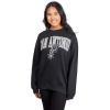 imageUltra Game NBA womens Nba Official Extra Soft Fleece Distressed Oversized Pullover SweatshirtTeam Color