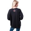 imageUltra Game NBA womens Nba Official Extra Soft Fleece Distressed Oversized Pullover SweatshirtTeam Color