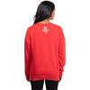 imageUltra Game NBA womens Nba Official Extra Soft Fleece Distressed Oversized Pullover SweatshirtTeam Color
