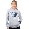 imageUltra Game NBA womens Nba Soft Fleece Pullover Hoodie Sweatshirt With Varsity StripeHeather Gray
