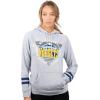 imageUltra Game NBA womens Nba Soft Fleece Pullover Hoodie Sweatshirt With Varsity StripeHeather Gray