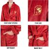 imageUltra Game NCAA Mens Lounge Bath Robe USC Trojan Cardinal Red 1SIZE