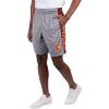imageUltra Game NCAA Mens NCAA Official Poly Interlock ShortsHeather Gray