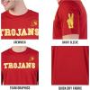 imageUltra Game NCAA Mens NCAA Official Short Sleeve Polo Shirt with Letter PrintTeam Color