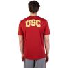 imageUltra Game NCAA Mens NCAA Official Short Sleeve Polo Shirt with Letter PrintTeam Color
