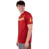 imageUltra Game NCAA Mens NCAA Official Short Sleeve Polo Shirt with Letter PrintTeam Color