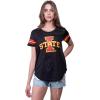 imageUltra Game NCAA Womens Relaxed Short Sleeve TShirtBlack