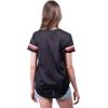 imageUltra Game NCAA Womens Relaxed Short Sleeve TShirtBlack