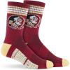 imageUltra Game NCAA boys Ncaa Official Athletic Cushioned Secure Fit Team Crew SocksAssorted