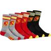 imageUltra Game NCAA boys Ncaa Official Athletic Cushioned Secure Fit Team Crew SocksAssorted