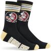 imageUltra Game NCAA mens Ncaa Official Athletic Cushioned Secure Fit Team Crew SocksAssorted