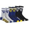 imageUltra Game NCAA mens Ncaa Official Athletic Cushioned Secure Fit Team Crew SocksAssorted