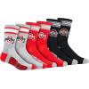 imageUltra Game NCAA mens Ncaa Official Athletic Cushioned Secure Fit Team Crew SocksAssorted