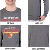 imageUltra Game NCAA mens Ncaa Official Long Sleeve Pullover SweatshirtHeather Charcoal