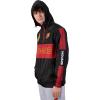 imageUltra Game NCAA mens Ncaa Official Quarter Zip Pullover Hoodie Windbreaker JacketBlack