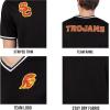 imageUltra Game NCAA mens Ncaa Official Vneck Mesh Tee ShirtBlack
