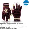 imageUltra Game NCAA unisexadult Ncaa Official Super Soft Winter Beanie Knit Hat With Extra Warm Touch Screen GlovesTeam Color