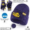 imageUltra Game NCAA unisexadult Ncaa Official Super Soft Winter Beanie Knit Hat With Extra Warm Touch Screen GlovesTeam Color