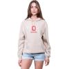 imageUltra Game NCAA womens Ncaa Official Soft Fleece Pullover Hoodie Sweatshirt With Varsity StripeSand