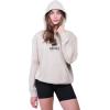 imageUltra Game NCAA womens Ncaa Official Soft Fleece Pullover Hoodie Sweatshirt With Varsity StripeSand