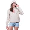 imageUltra Game NCAA womens Ncaa Official Soft Fleece Pullover Hoodie Sweatshirt With Varsity StripeSand