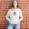 imageUltra Game NCAA womens Ncaa Official Soft Fleece Pullover Hoodie Sweatshirt With Varsity StripeSand
