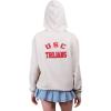 imageUltra Game NCAA womens Ncaa Official Soft Fleece Pullover Hoodie Sweatshirt With Varsity StripeSand