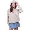imageUltra Game NCAA womens Ncaa Official Soft Fleece Pullover Hoodie Sweatshirt With Varsity StripeSand