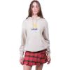 imageUltra Game NCAA womens Ncaa Official Soft Fleece Pullover Hoodie Sweatshirt With Varsity StripeSand