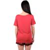 imageUltra Game NCAA womens Ncaa Official Wotee Shirt ampamp Flannel Shorts Pajama SetCardinal Red