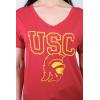 imageUltra Game NCAA womens Ncaa Official Wotee Shirt ampamp Flannel Shorts Pajama SetCardinal Red