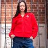 imageUltra Game Womens NCAA Official Full Zip Sherpa HoodieTeam Color