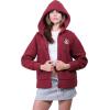 imageUltra Game Womens NCAA Official Full Zip Sherpa HoodieTeam Color