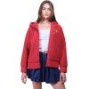 imageUltra Game Womens NCAA Official Full Zip Sherpa HoodieTeam Color